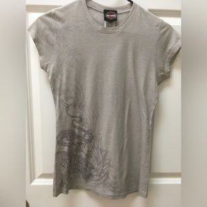 Harley Davidson Sz M gray Tee Shirt